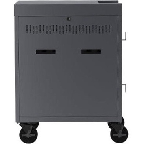 Bretford CUBE Cart - 2 Shelf - PushPull Handle - 4 Casters - Steel - 30 Width x 265 Depth x 375 Height - Mustard - For 32 TVC32PAC-270MUS