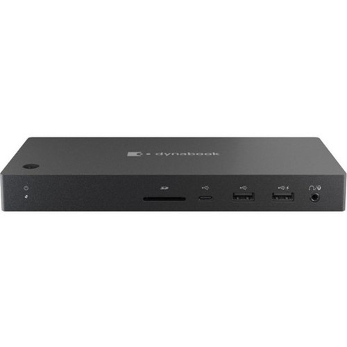Dynabook USB-C Dock - for ComputerNotebook - Memory Card Reader - SD - USB Type C - 3 Displays Supported - 3840 x 2160 - USB Type-C - PA5356U-1PRP