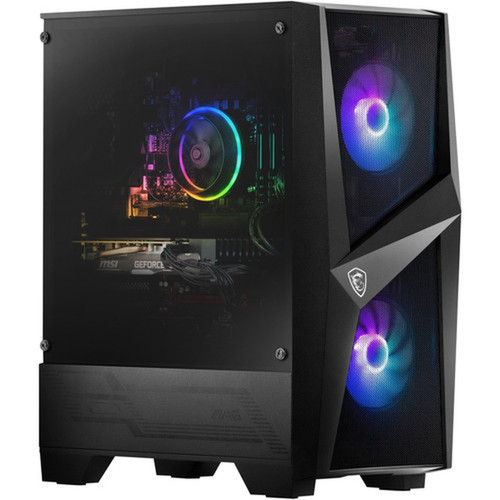 MSI Codex R CODEX R 12TH-053US Gaming Desktop Computer - Intel Core i5 12th Gen i5-12400F - 16 GB - 500 GB SSD - Tower - Black - Intel COR12TH053
