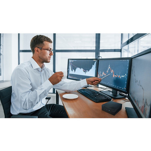 Asus PN41-S1 PN41-S1-SYSF541PXFL Desktop Computer - Intel Celeron N5100 - 4 GB - 128 GB SSD - Mini PC - Black - Intel Chip - Windows - PN41-S1-SYSF541PXFL