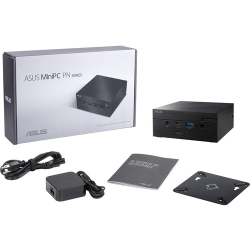 Asus 90MR00K1-M002T0 miniPC PN51-S1-BB5000XTD Barebone System - Ryzen 5 5500U Hexa-core - 64 GB DDR4 Max - 2 Slots - Gigabit Ethernet - Windows 10 Pro
