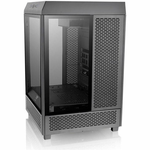 Thermaltake The Tower 500 Mid Tower Chassis - Mid-tower - Black - SPCC, Tempered Glass - Mini ITX, Micro ATX, ATX, EATX Motherboard - (CA-1X1-00M1WN-00)