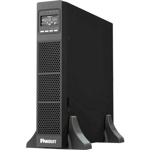 Panduit U01S11V SmartZone 1000VA/1kW Double Conversion Online UPS - 2U Rack/Tower - 6 Outlets - 120V Input - Pure Sine Wave