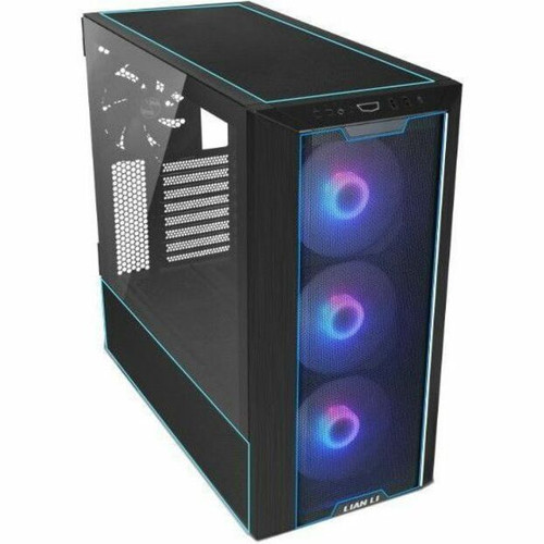 Lian Li Lancool III Black Mid Tower Gaming Computer Case Aluminum SGCC Tempered Glass Mesh ATX EATX Compatible LANCOOL III BLACK LANCOOL III BLACK