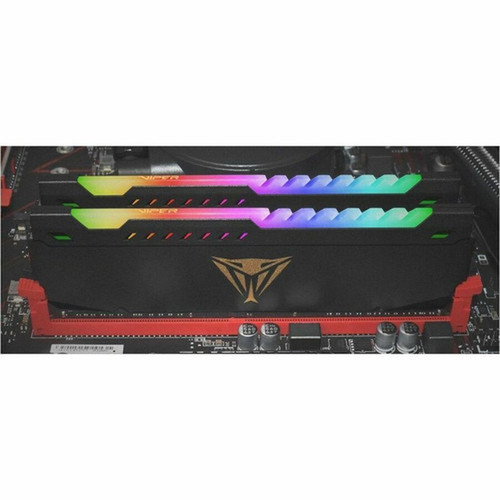 Patriot Memory Viper Steel RGB 32GB 2 x 16GB DDR4 SDRAM Memory Kit - For Motherboard - 32 GB 2 x 16GB - RGB - DDR4-3200PC4-25600 PVSR432G320C6K