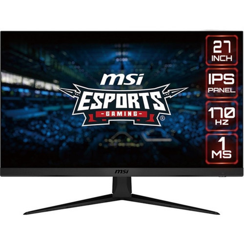 MSI Optix G2712 27 Class Full HD Gaming LCD Monitor - 169 - Metallic Black - 27 Viewable - In-plane Switching IPS Technology - - OPTIXG2712