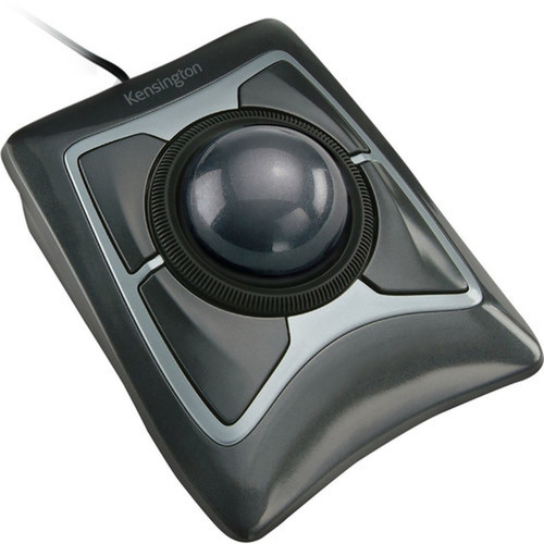 Kensington Expert Mouse Trackball - Cable - Black - 4 Buttons - Symmetrical K64325WW