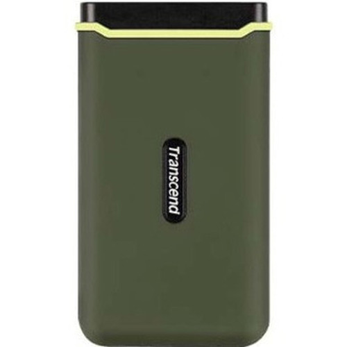 Transcend 2 TB Portable Solid State Drive - External - Military Green - USB 32 Gen 2 Type C TS2TESD380C
