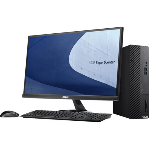 Asus ExpertCenter D5 D500SD-Q31P Desktop Computer - Intel Core i3 12th Gen i3-12100 - 8 GB - 256 GB SSD - Small Form Factor - Black - D500SD-Q31P