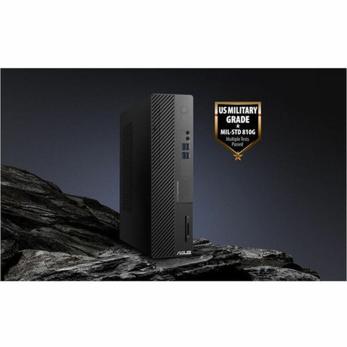 Asus ExpertCenter D5 D500SD-Q31P Desktop Computer - Intel Core i3 12th Gen i3-12100 - 8 GB - 256 GB SSD - Small Form Factor - Black - D500SD-Q31P
