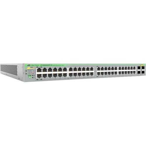 Allied Telesis GS95052PS V2 Ethernet Switch - 48 Ports - Manageable - Gigabit Ethernet - 101001000Base-T 1001000Base-X - 2 Layer AT-GS95052PS V2-10