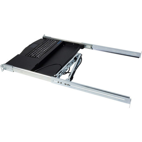 Rack Solutions Rack Mount Keyboard - Cable Connectivity - USB Interface - TouchPad 1UKYB-126-USB
