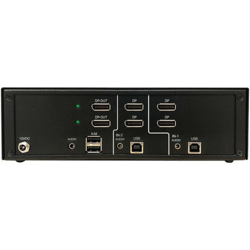 Tripp Lite by Eaton B002-DP2A2-N4 2-Port Dual-Monitor NIAP PP40-Certified DisplayPort KVM Switch - 2 Computers - 1 Local Users - B002-DP2A2-N4