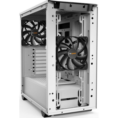 be quiet Pure Base 500 Computer Case with Windowed Side Panel - Midi Tower - White - Acrylonitrile Butadiene Styrene ABS Steel - BGW35