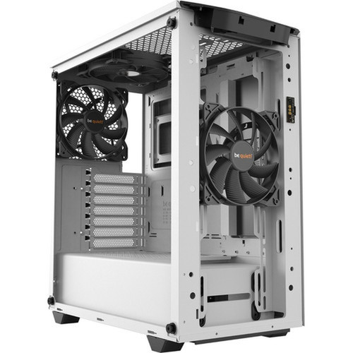 be quiet Pure Base 500DX White - White - Tempered Glass Acrylonitrile Butadiene Styrene ABS Steel - 7 x Bay - 0 - ATX Micro ATX BGW38