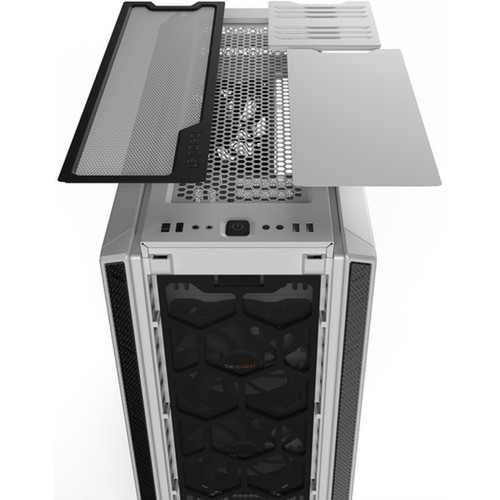 be quiet Silent Base 802 Computer Case - Midi Tower - White - SECC Metal ABS Plastic Tempered Glass - 10 x Bay - 0 - Power Supply BGW40