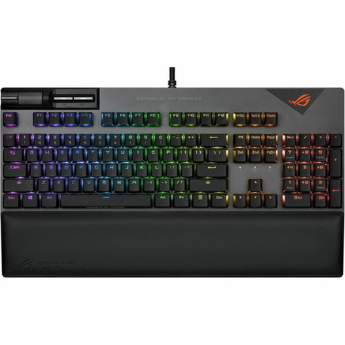 Asus ROG Strix Flare II Gaming Keyboard - Cable Connectivity - USB 20 Type A Interface - RGB LED - Volume Control Windows Lock Key - XA08 STRIX FLARE IINXBN