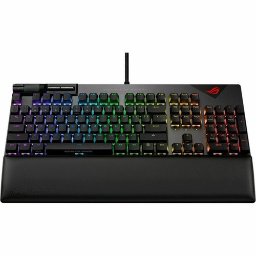 Asus ROG Strix Flare II Gaming Keyboard - Cable Connectivity - USB 20 Type A Interface - RGB LED - Volume Control Windows Lock Key - XA08 STRIX FLARE IINXBN