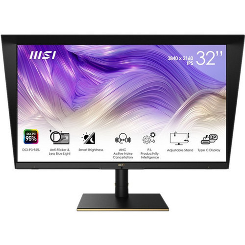MSI Summit MS321UP 32 Class 4K UHD LCD Monitor - 169 - Black - 32 Viewable - In-plane Switching IPS Technology - LED Backlight - SUMMITMS321UP