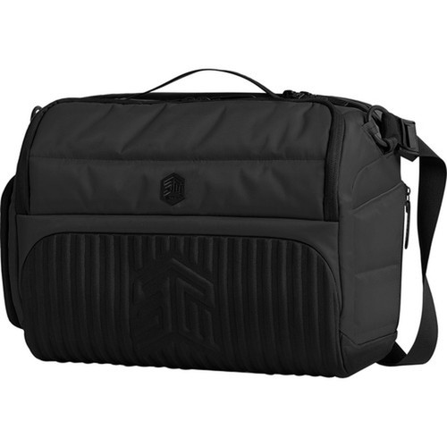 STM Goods Dux Carrying Case Rugged Messenger for 15 381 mm to 16 40640 mm MacBook - Black - Water Resistant Rain Resistant STM-112-377P-01