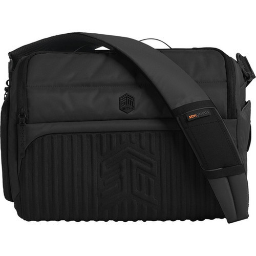 STM Goods Dux Carrying Case Rugged Messenger for 15 381 mm to 16 40640 mm MacBook - Black - Water Resistant Rain Resistant STM-112-377P-01