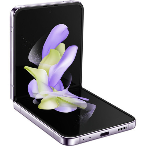 Samsung Galaxy Z Flip4 128 GB Smartphone - 67 17018 mm Flexible Folding Screen Dynamic AMOLED Full HD Plus 2640 x 1080 - Cortex SM-F721WLVAXAC