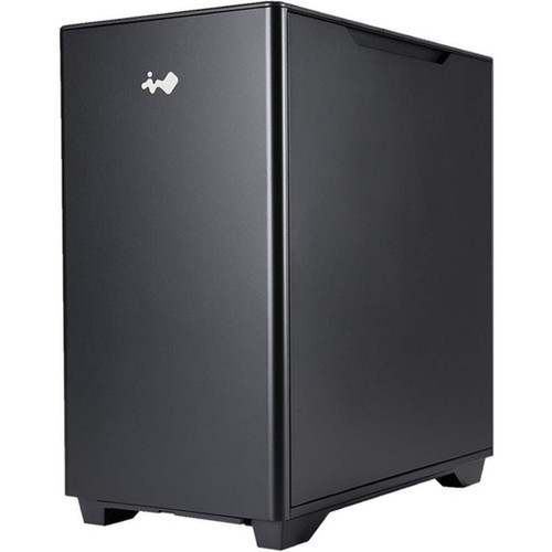 In Win IW-CS-A5BLK-1AM120S A5 Computer Case - Mid-tower - Black - Tempered Glass Aluminium Acrylonitrile Butadiene Styrene ABS - IW-CS-A5BLK-1AM120S
