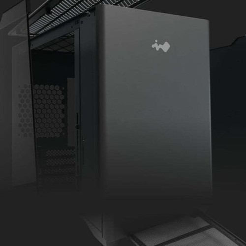 In Win IW-CS-A5BLK-1AM120S A5 Computer Case - Mid-tower - Black - Tempered Glass Aluminium Acrylonitrile Butadiene Styrene ABS - IW-CS-A5BLK-1AM120S
