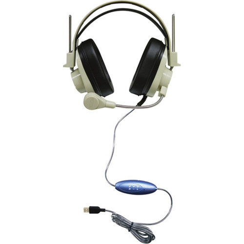 Hamilton Buhl Deluxe USB Headset with Gooseneck Microphone - 40 Pack - Stereo - USB 20 - Wired - 32 Ohm - 18 Hz to 20 kHz - - - - 5 - HA66USBSM-40