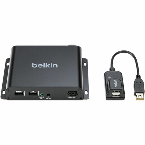 Belkin Extender Receiver Fiber SFP - Universal Video - 4K - 3840 x 2160 Maximum Video Resolution - TAA Compliant F1DN-KVM-EXRFI