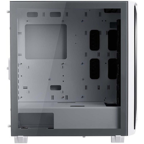 XPG CRUISERST-WHCWW Computer Case - Mid-tower - White - SPCC Tempered Glass - Mini ITX Micro ATX ATX EATX Motherboard Supported - 15260103