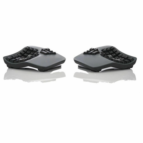 Kinesis Advantage360 Pro Bluetooth Keyboard- Kailh Linear Quiet - WiredWireless Connectivity - Bluetooth - 30 ft 9144 mm - USB - 7 KB360-PRO-KLQ