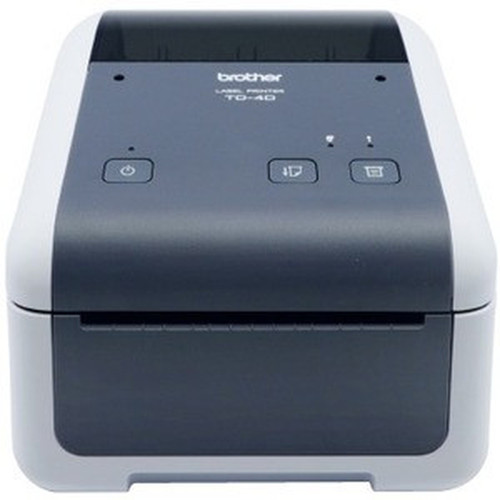 Brother TD4520DN Desktop Direct Thermal Printer - Monochrome - Label Print - Fast Ethernet - USB - Serial - LED Display Screen - 3000 TD4520DN