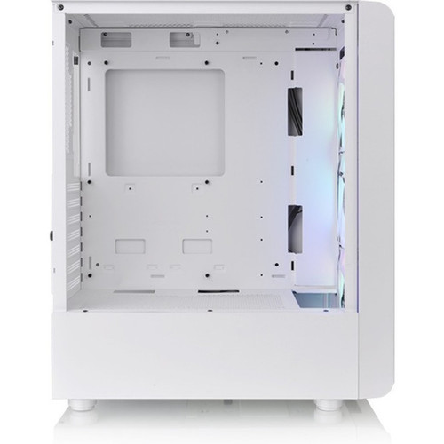 Thermaltake S200 TG ARGB Snow Mid Tower Chassis - Mid-tower - Snow - Tempered Glass - 0 - ATX Mini ITX Micro ATX Motherboard - 6 x - CA-1X2-00M6WN-00