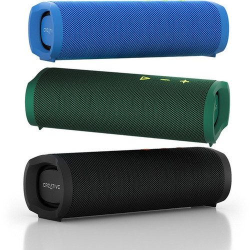Creative MUVO Go Portable Bluetooth Speaker System Blue - 20 W RMS - Battery Rechargeable - 1 51MF8405AA001