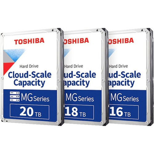 Toshiba MG10 MG10SCA20TE 20 TB Hard Drive - 35 Internal - SAS 12Gbs SAS - Server Storage System Device Supported - 7200rpm - MG10SCA20TE
