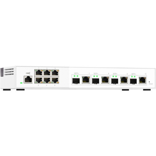 QNAP 10GbE and 25GbE Layer 2 Web Managed Switch for SMB Network Deployment - 6 Ports - Manageable - 10 Gigabit Ethernet 25 Gigabit QSW-M2106-4C-US