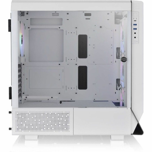 Thermaltake Ceres 500 TG ARGB Snow Mid Tower Chassis - Mid-tower - White - SPCC Tempered Glass - 10 x Bay - Mini ATX Micro ATX ATX CA-1X5-00M6WN-00