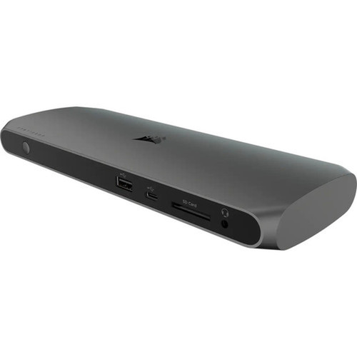 Corsair TBT100 Thunderbolt 3 USB Dock DisplayPort - for NotebookDesktop PCKeyboardMouseMonitorHeadsetHard DriveSmartphone - - - CU-9000006-NA