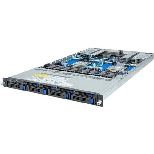 Gigabyte R183-Z91 Barebone System - 1U Rack-mountable - Socket SP5 LGA-6096 - 2 x Processor Support - AMD Chip - 256 GB DDR5 SDRAM RAM R183-Z91-AAD2