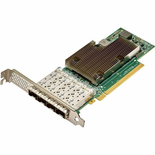 Lenovo ThinkSystem Broadcom 57504 1025GbE SFP28 4-Port PCIe Ethernet Adapter - PCI Express 40 x16 - 25 Gbits Data Transfer Rate - - 4XC7A80566