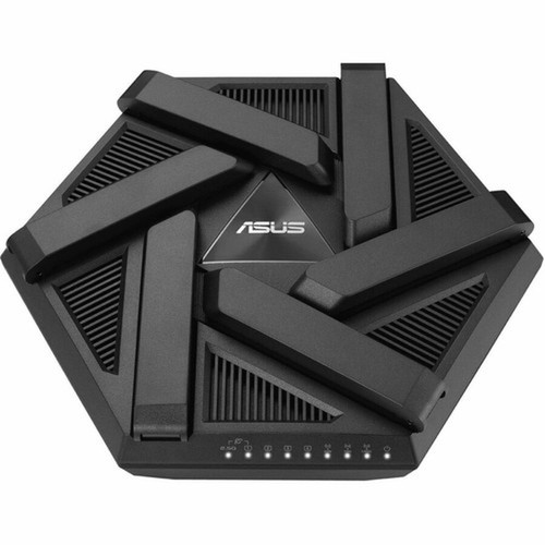 Asus RT-AXE7800 Wi-Fi 6E IEEE 80211 abgnacax Ethernet Wireless Router - Tri Band - 240 GHz ISM Band - 6 GHz UNII Band - 6 x x - RT-AXE7800CA