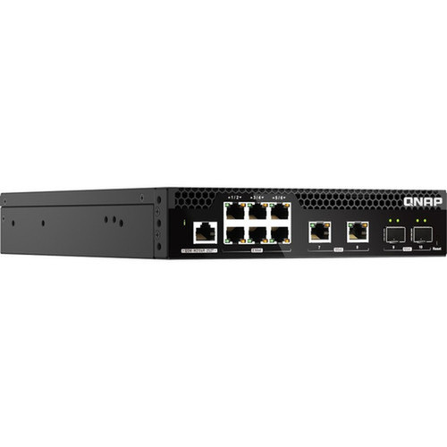 QNAP 10GbE and 25GbE Layer 2 Web Managed Switch for SMB Network Deployment - 8 Ports - Manageable - 10 Gigabit Ethernet 25 Gigabit QSW-M2106R-2S2T-US