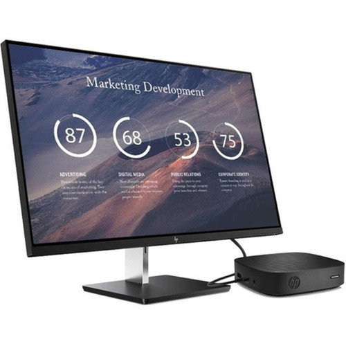 HP t430 Thin Client Celeron N4020 Dual-core 2 Core 110 GHz - Intel Chip - 4 GB RAM DDR4 SDRAM - 32 GB Flash UHD Graphics 600 - - HP 7A6G4UTABA