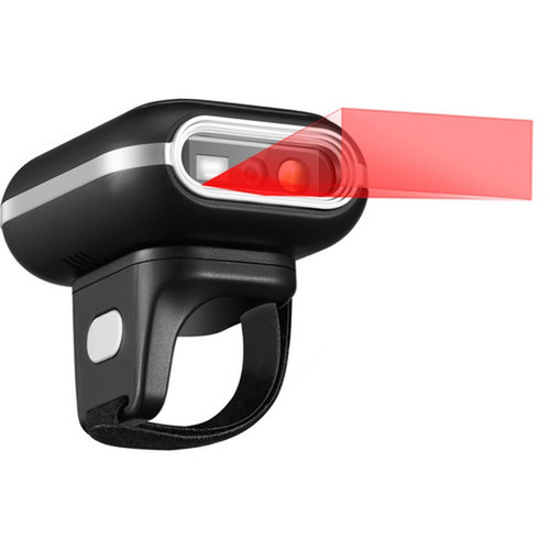 Adesso NuScan 4300B Bluetooth 2D Ring Wearable Barcode Scanner - Wireless Connectivity - 12 30480 mm Scan Distance - 1D 2D - LED NUSCAN 4300B