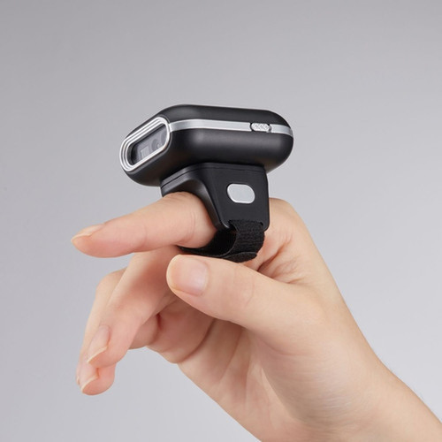 Adesso NuScan 4300B Bluetooth 2D Ring Wearable Barcode Scanner - Wireless Connectivity - 12 30480 mm Scan Distance - 1D 2D - LED NUSCAN 4300B