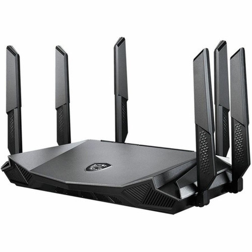 MSI RADIX AX6600 Wi-Fi 6 IEEE 80211 abgnacax Ethernet Wireless Router - Tri Band - 240 GHz ISM Band - 5 GHz UNII Band - 6 x x - RADIXAX6600