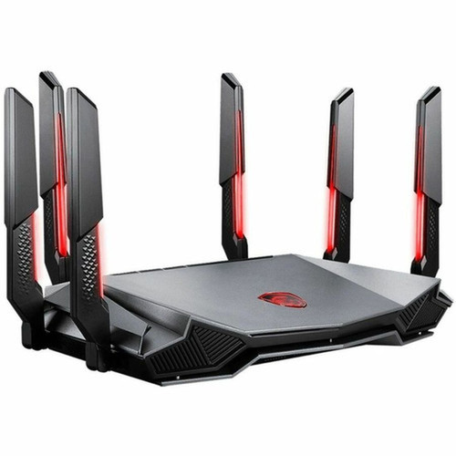 MSI RADIX AXE6600 Wi-Fi 6E IEEE 80211 abgnacax Ethernet Wireless Router - Tri Band - 240 GHz ISM Band - 6 GHz UNII Band - 6 x x RADIX AXE6600