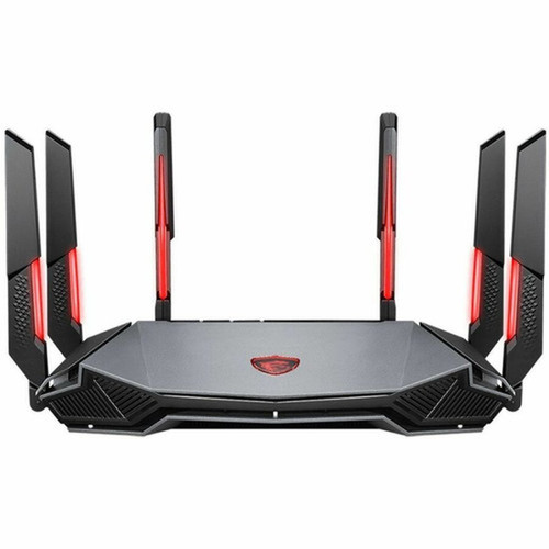 MSI RADIX AXE6600 Wi-Fi 6E IEEE 80211 abgnacax Ethernet Wireless Router - Tri Band - 240 GHz ISM Band - 6 GHz UNII Band - 6 x x RADIX AXE6600