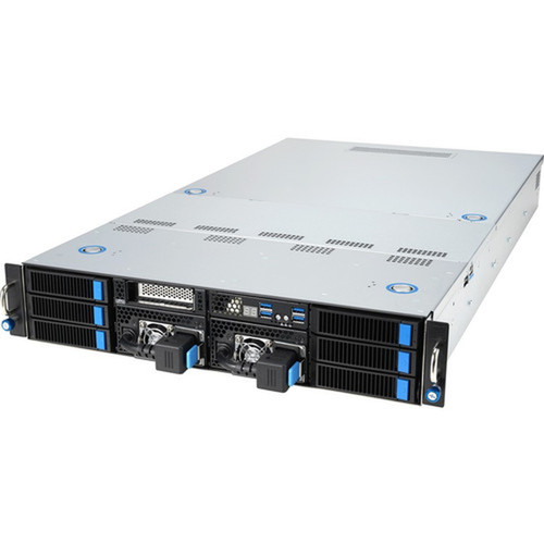 Asus Barebone System - 2U Rack-mountable - Socket SP5 LGA-6096 - 1 x Processor Support - AMD Chip - 3 TB DDR4 SDRAM Maximum RAM - 12 - ESC4000A-E12-26WGP